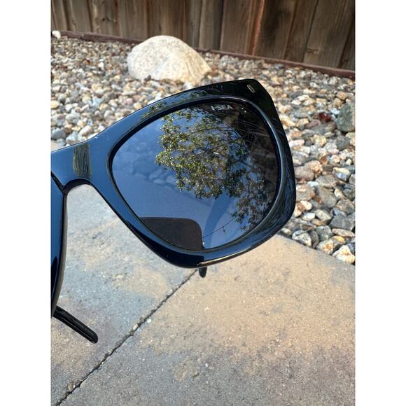 Free People x I-Sea Lexi Cat Eye Black Sunglasses